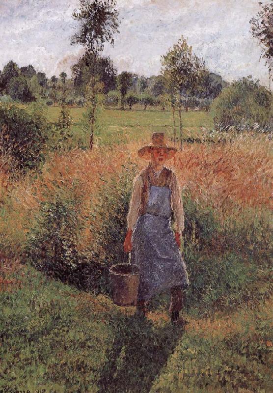 Camille Pissarro gardener Norge oil painting art